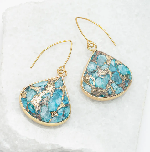 Emperor Stone Blossom Earrings