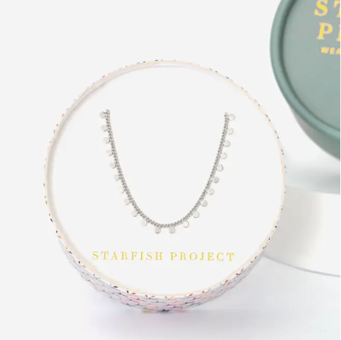 Joyful Radiance Necklace in Silver