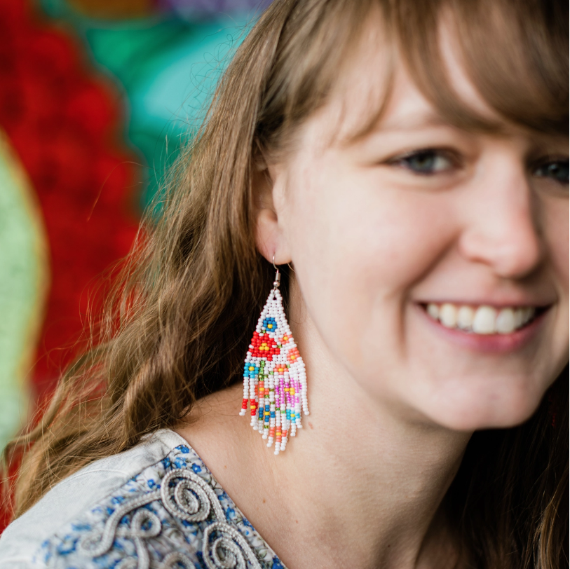 Flower Fringe Earrings