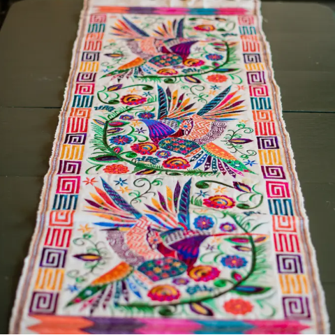 Wild Bird Table Runner