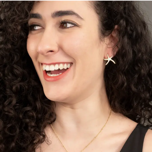 Starfish Hope Studs in Gold
