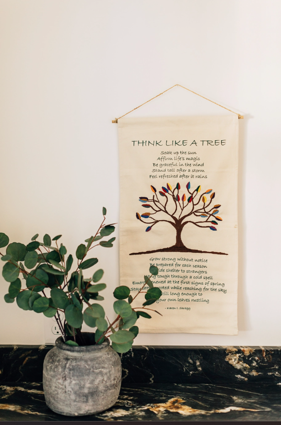 Tree Poem Wall Hanging