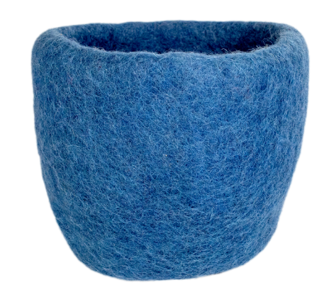 Felt Planter - Denim