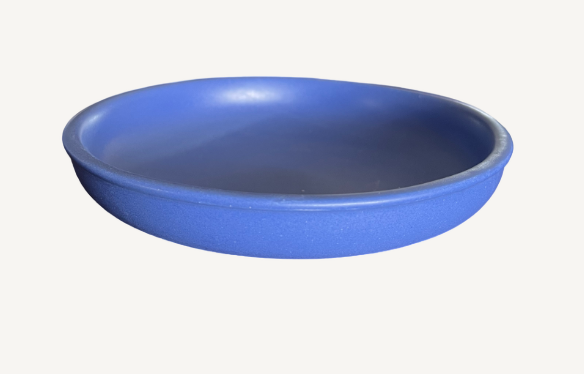 Ceramic Blue Plate 7"