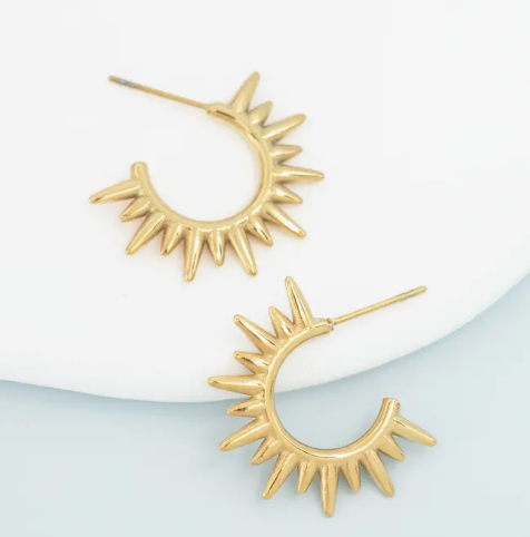 Glow Up Hoop Earrings