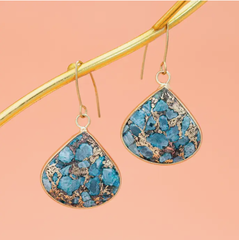 Emperor Stone Blossom Earrings