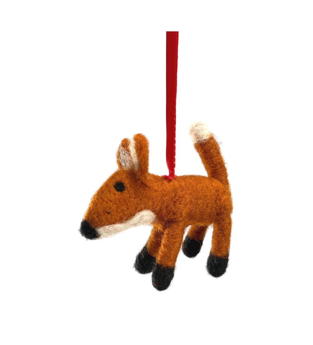 Felt Woodland Fox Ornament