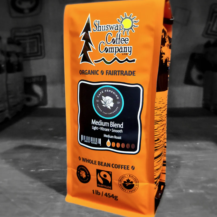 1 LB Medium Blend Whole Bean Coffee