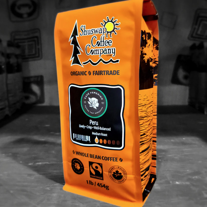 1 LB Peru Medium Whole Bean Coffee