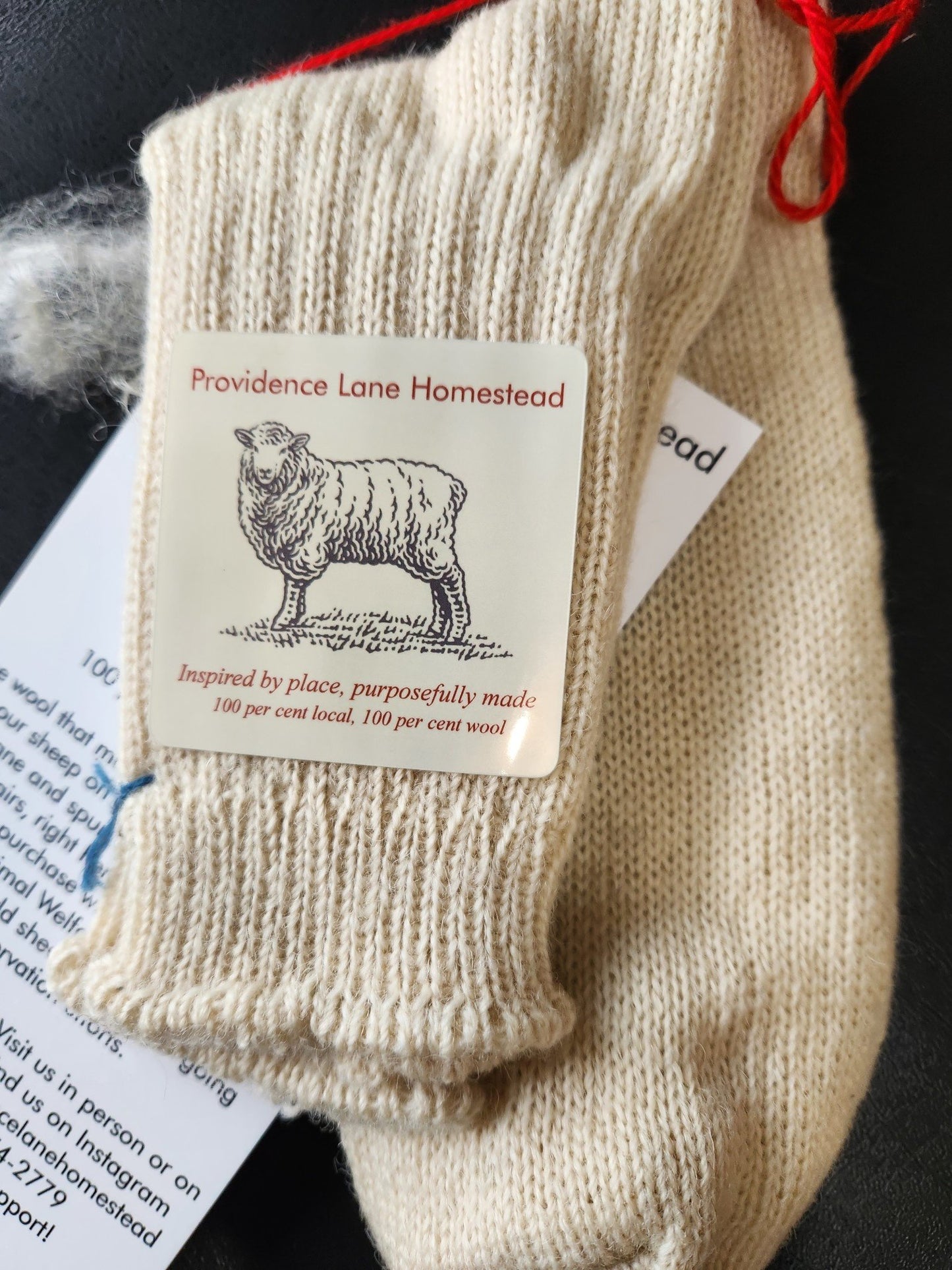 Homestead Socks 100% Wool (size 7-9)