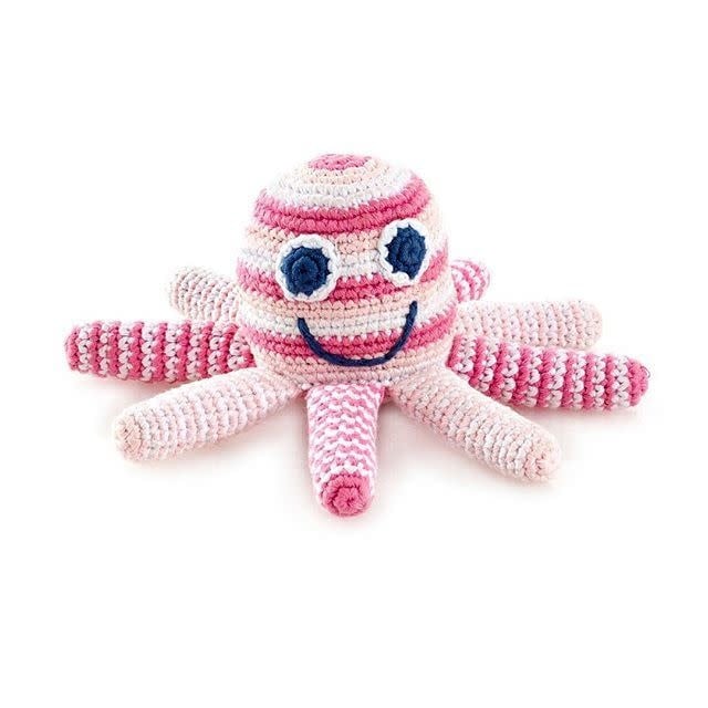 Pink Octopus Rattle