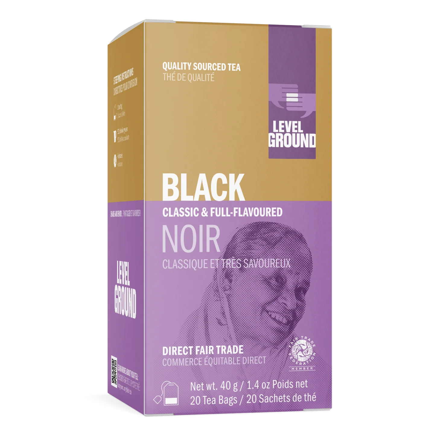 Level Ground Trading Black Tea - 20 Bags