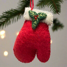 Switch Holly Mitten Tree Ornament 2 image