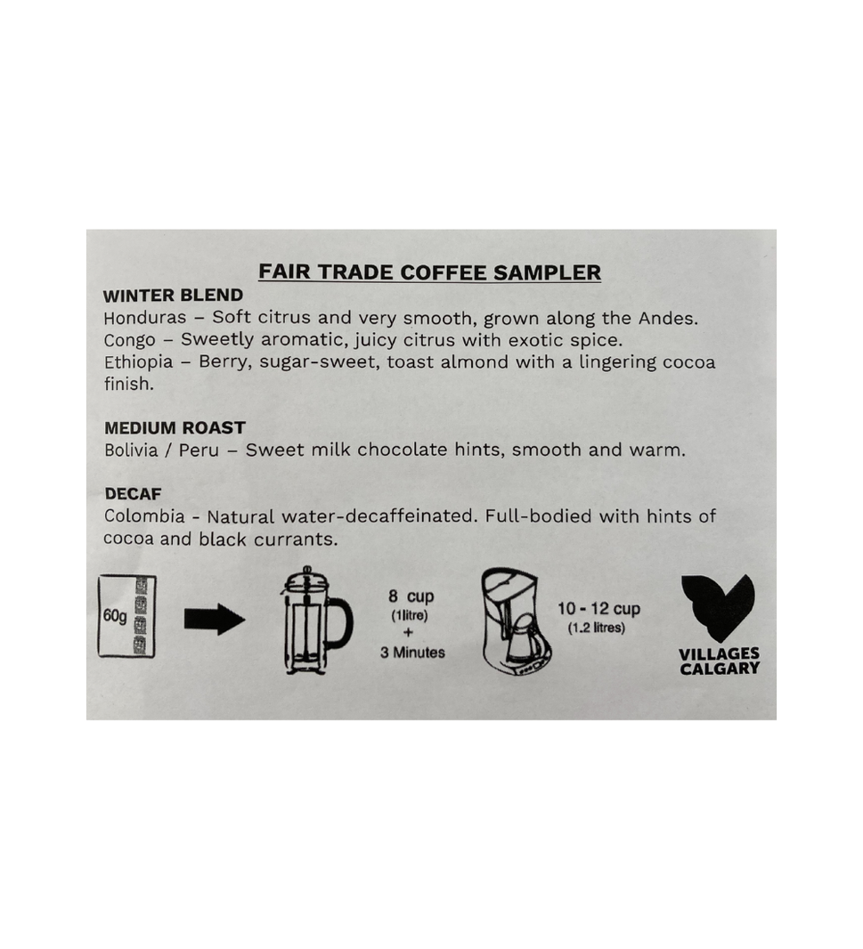 Coffee Sampler Gift Pack assorted