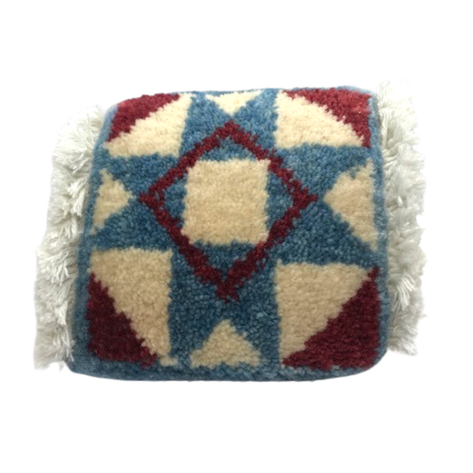 Hand Knotted Rug Coaster