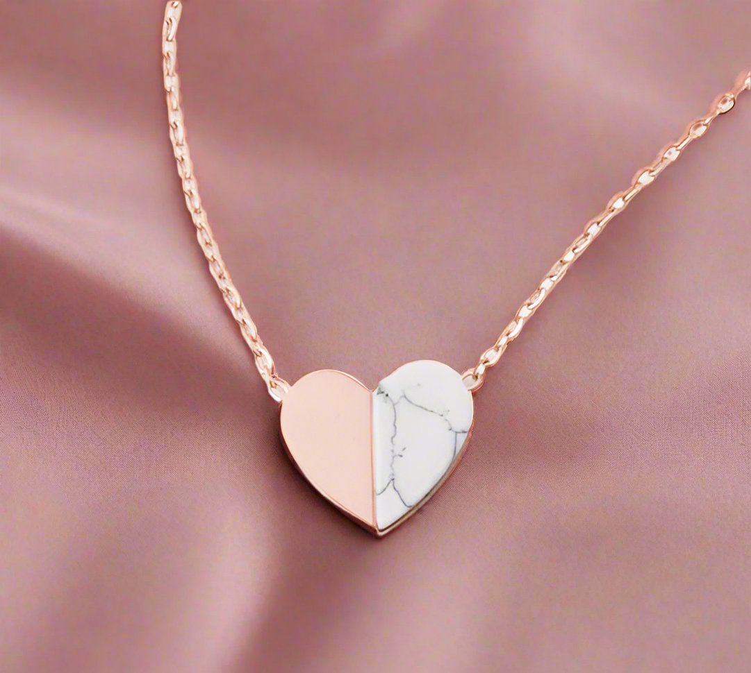 Starfish Project Alexis Rose Gold Heart Necklace