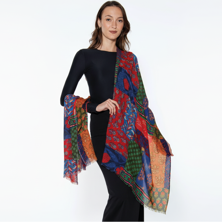 Amiya Fine Wool Shawl