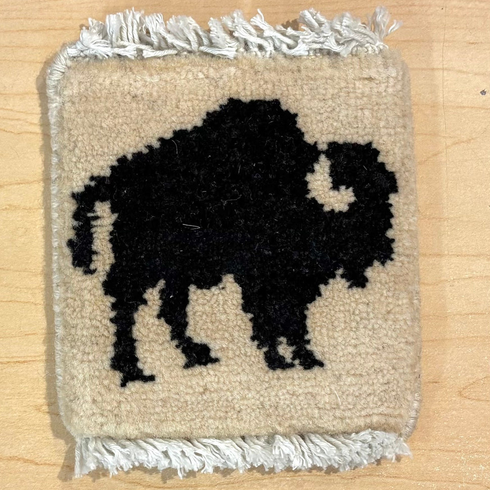 Hand Knotted Rug Coaster