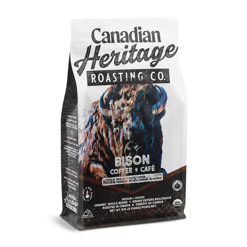 Organic Canadian Heritage Coffee Bison 340g