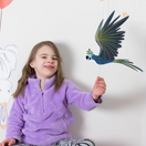 Switch Blue Cockatiel Parrot Flying Bird Mobile 3 3 image