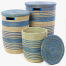 Switch Blue Ebb &amp; Flow Striped Hamper 21 2 2 image
