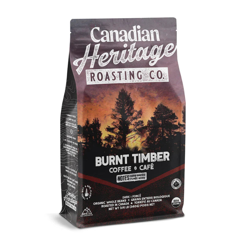 Organic Canadian Heritage Coffee Burnt Timber 340