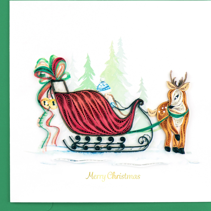 Sleigh Ride Christmas Card