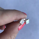 Switch Crystal Waters Sterling Studs Moonstone 3 3 image
