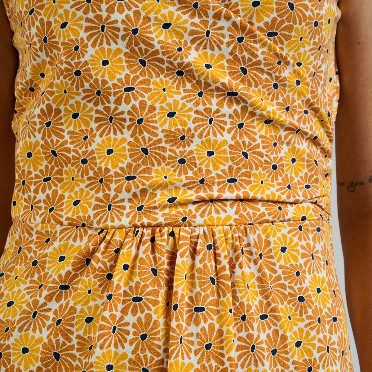 Danica Wrap Dress Matisse Yellow