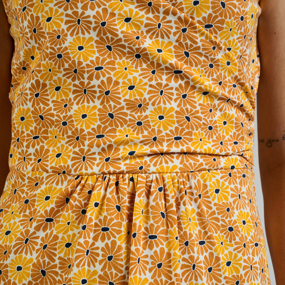 Danica Wrap Dress Matisse Yellow