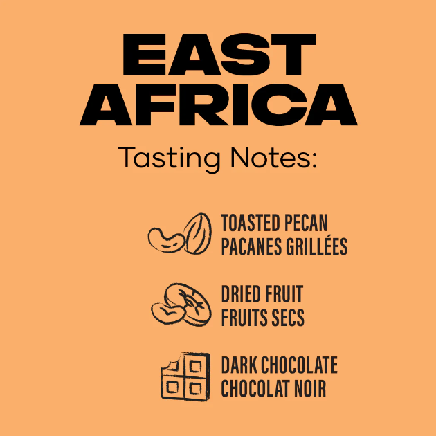 East Africa Dark Coffee (Beans) 300g