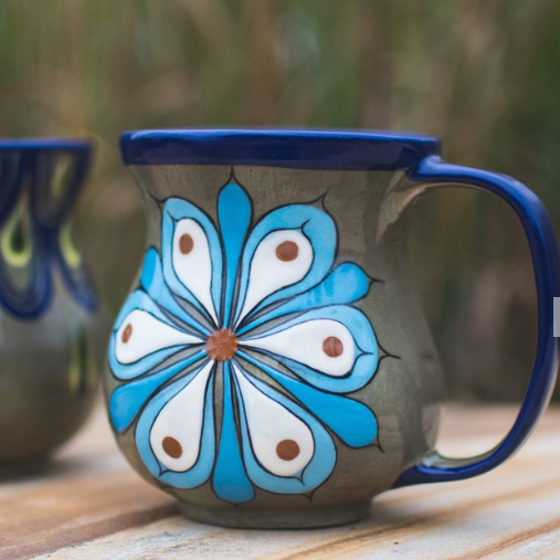 Floral Coffee Cup