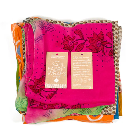 Furoshiki Style Fabric Gift Wrap