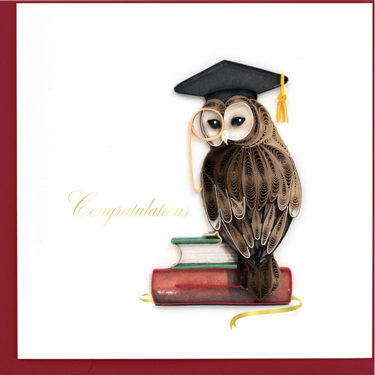 Graduation Owl Greeting Card