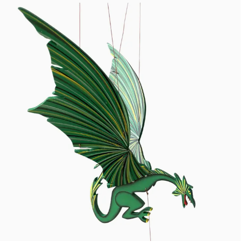 Dragon Flying Mobile - Green