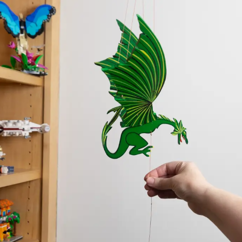 Dragon Flying Mobile - Green