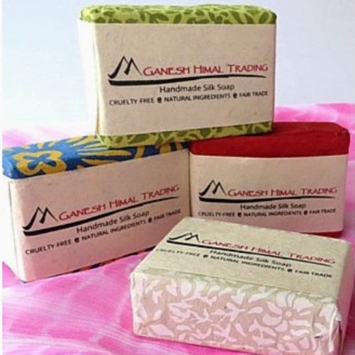 Handcrafted Silk Soap, Mulberry Scent