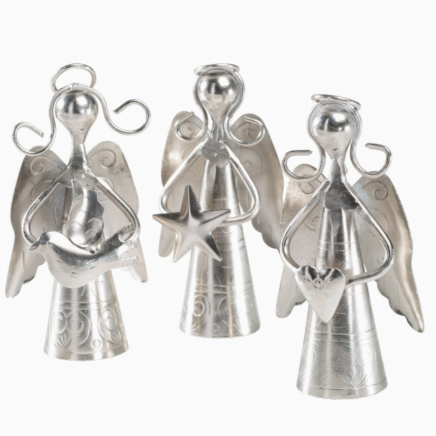 Handmade Iron Angel with Bell