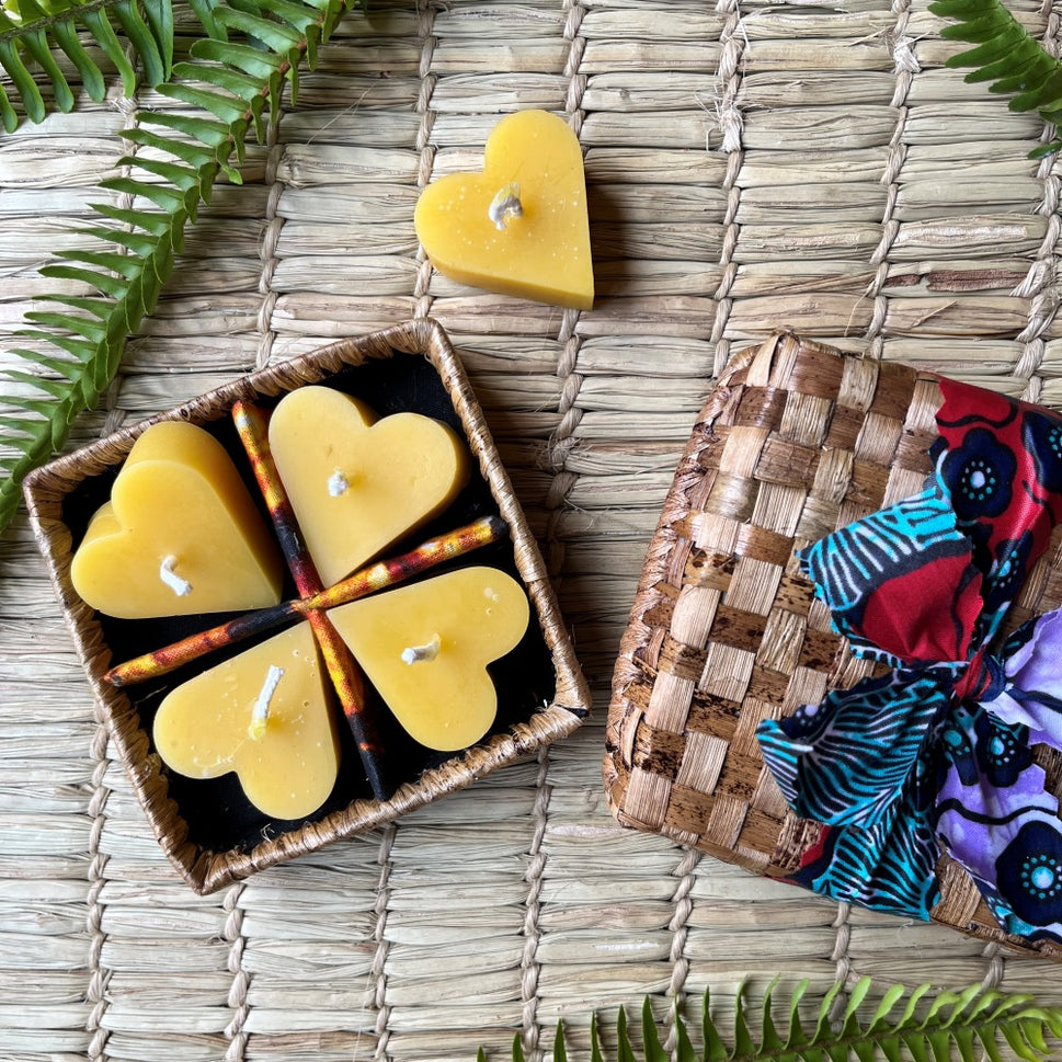Heart Candles Gift Set
