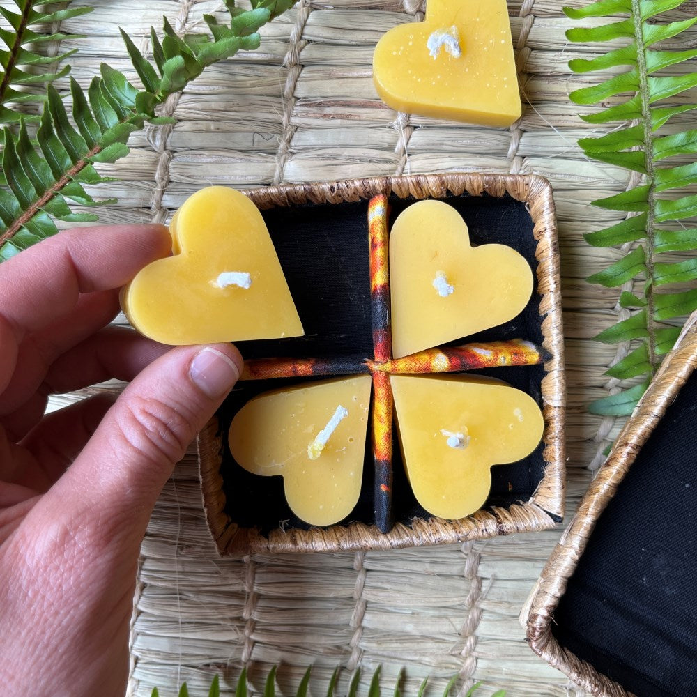 Heart Candles Gift Set