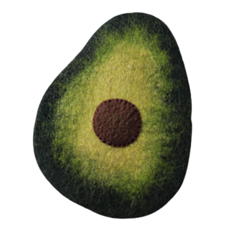 Kitchen Trivet Fruits Avocado