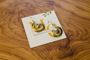 Switch Gold crescent-shaped earrings on a white background  2 image