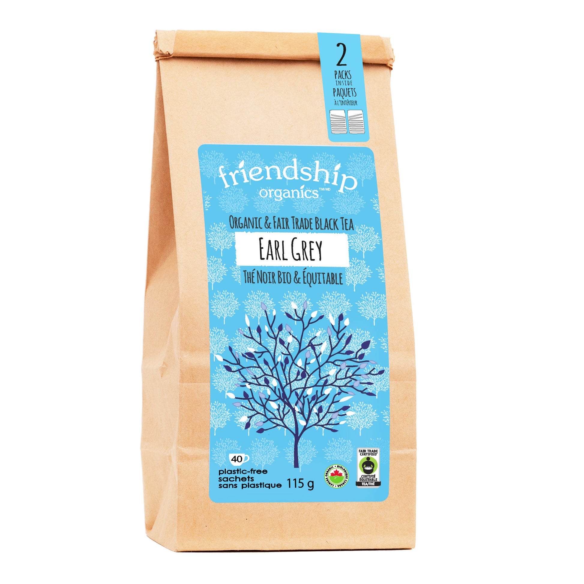 Organic Earl Grey Friendship Tea Twinpack