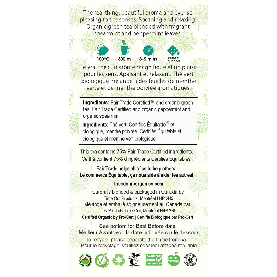 Organic Moroccan Mint Friendship Tea Twinpack