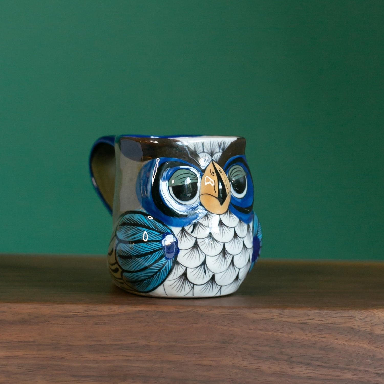 Hand-painted Owl Mug