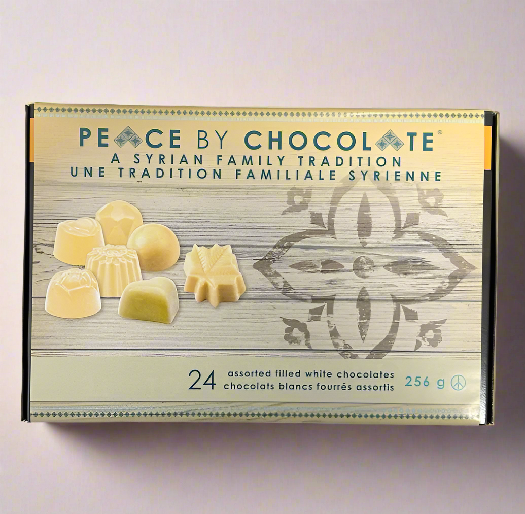 Peace by Chocolate White Chocolate 24 in box