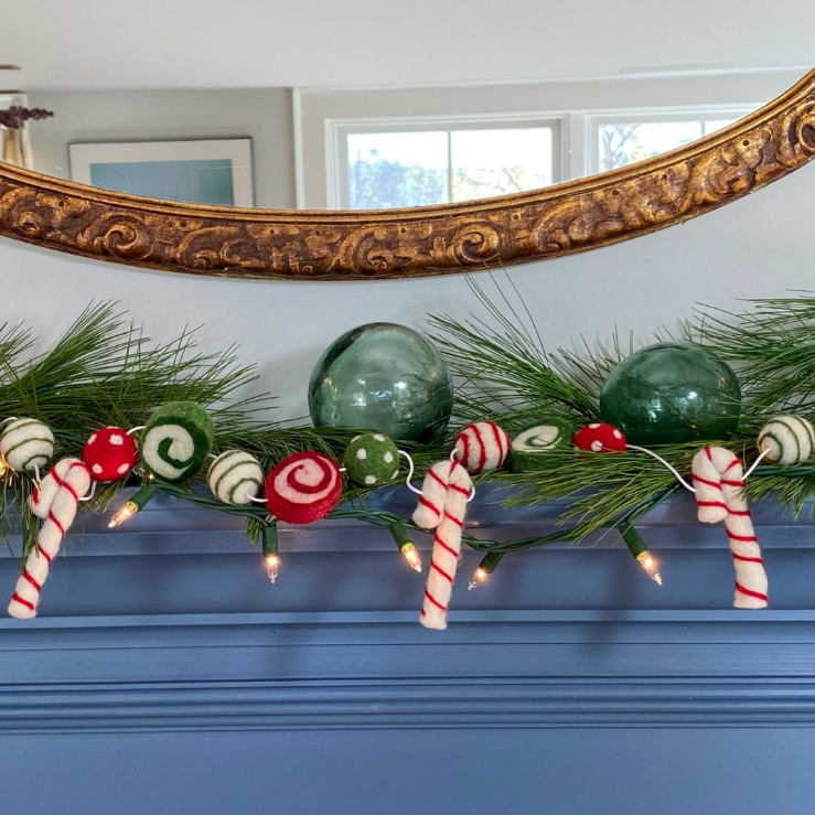 Peppermint Party Garland