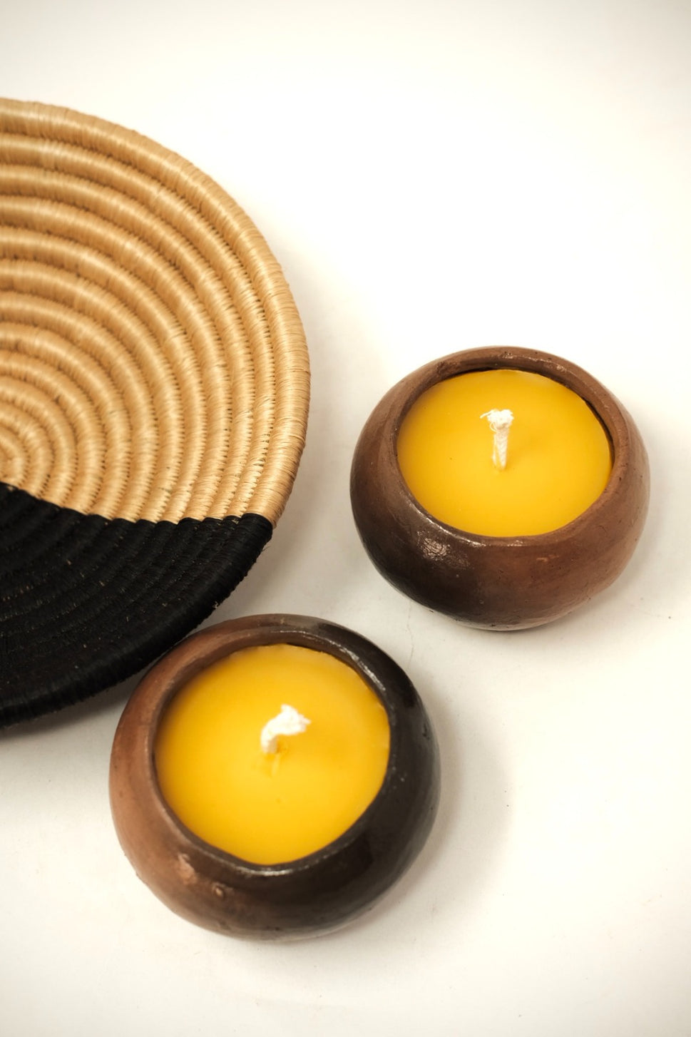 Clay Pinch Pot Candle