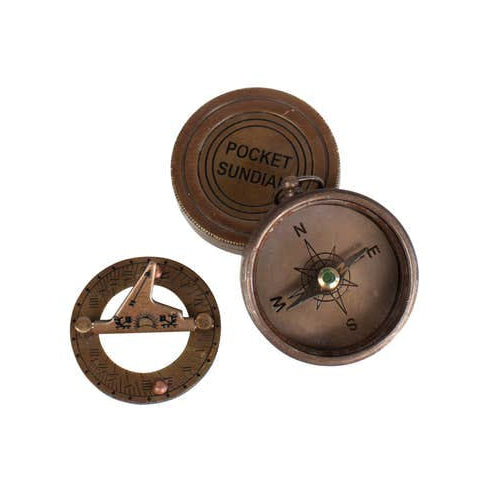 Pocket Sundial Compass