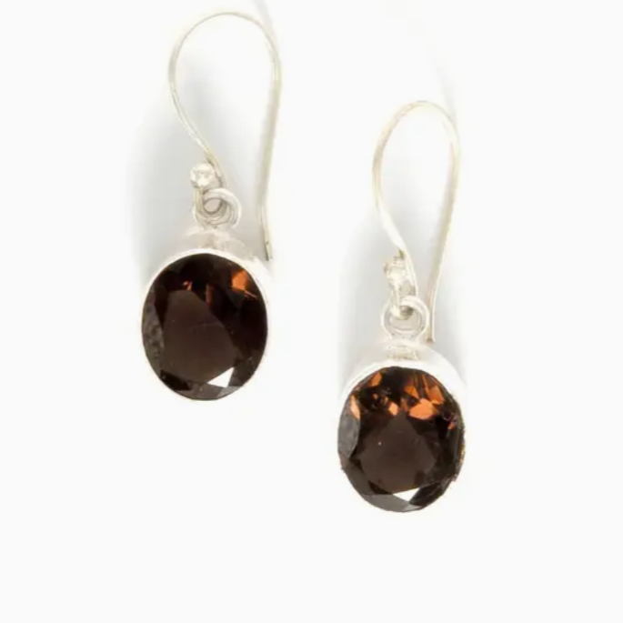 Positive-Thoughts-Smokey-Quartz-Earrings